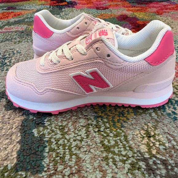 New Balance Kids' Light Pink 515 Sneakers - Picture 2 of 2